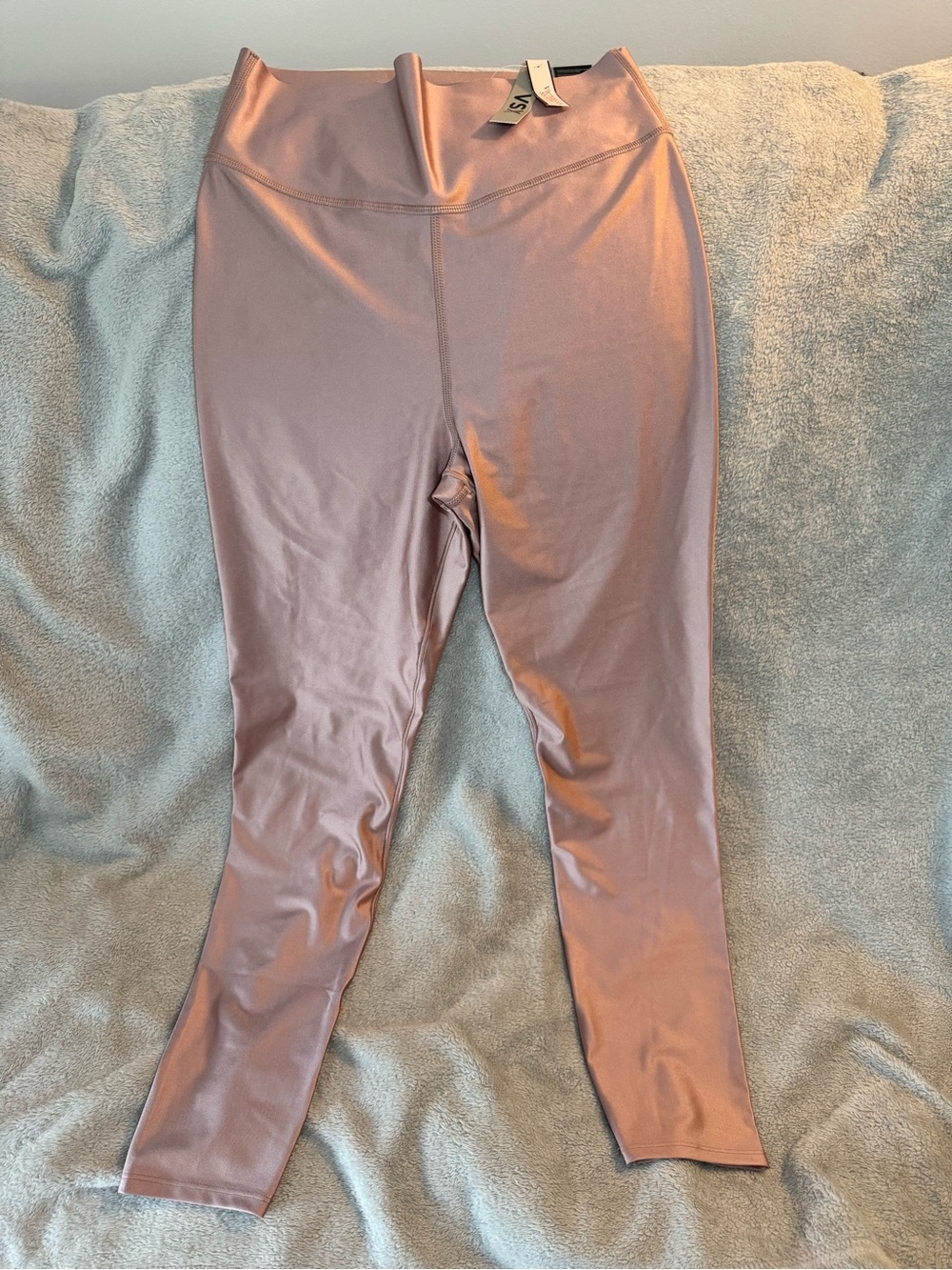 Victoria's Secret VSX Glossytech French Mauve Leggings - Large